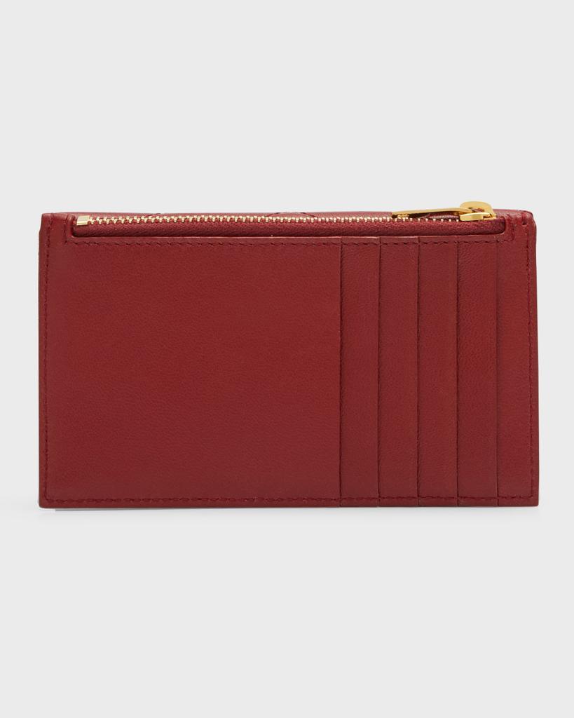 長財布 Saint Laurent Cassandre Fragments cardholder SAINT LAURENT Cassandre Matelasse Fragments Flap Card Case