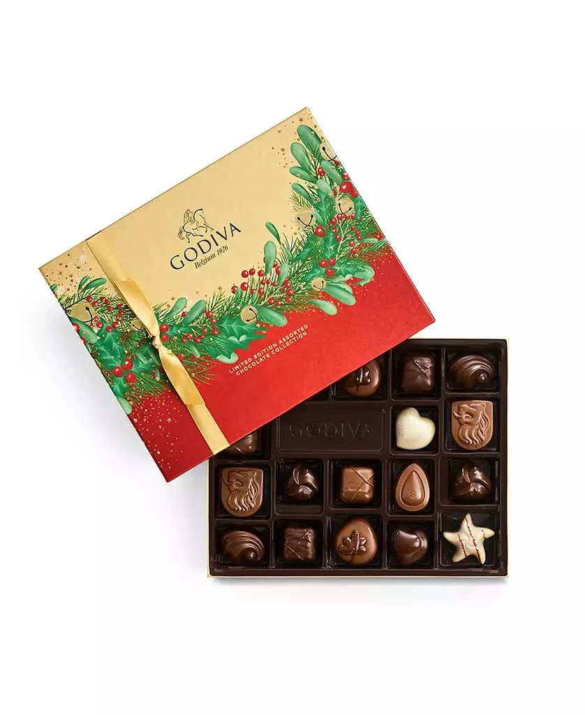 Godiva Holiday Limited Edition Assorted Chocolate Gift Box, 18 Piece 1
