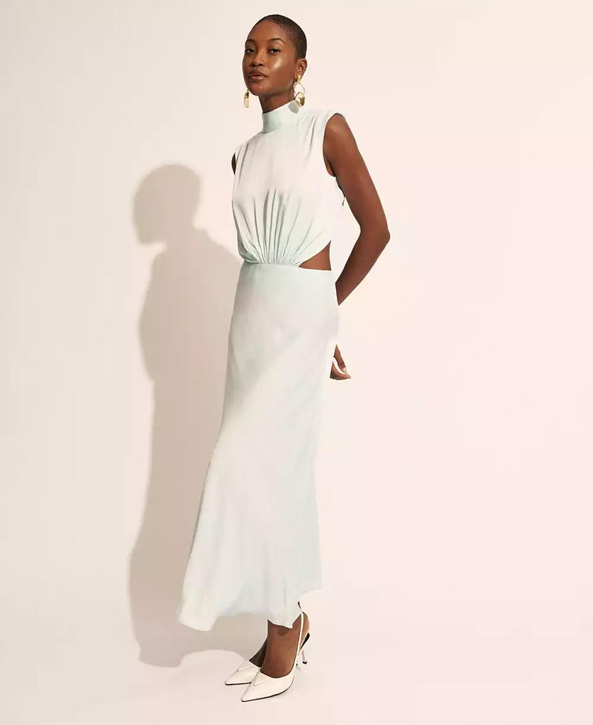 Bardot Women's Delphine High-Neck Cut-Out Maxi Dress