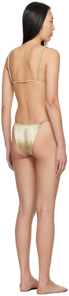 Isa Boulder SSENSE Exclusive Gold & Silver Chain Reversible Bikini 3