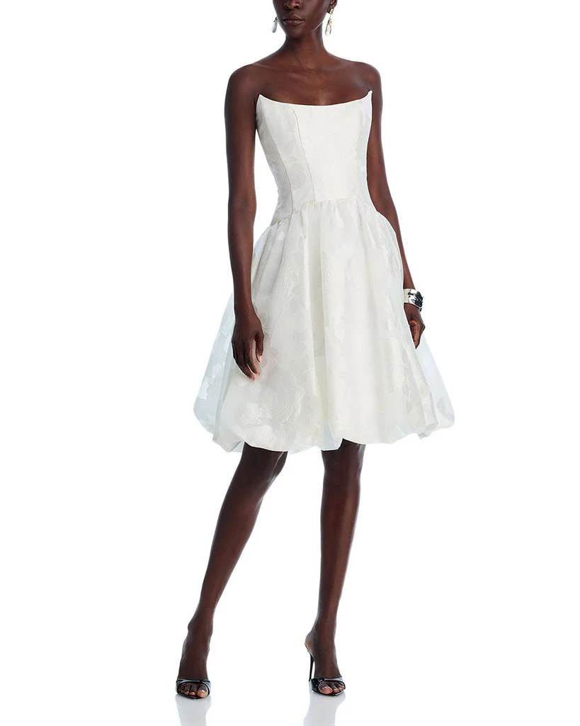 Amsale Coupe Bubble Skirt Dress 1