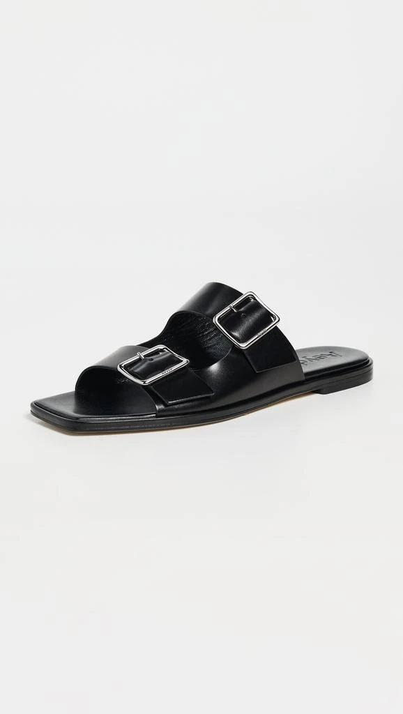 AEYDE Tonya Calf Leather Black Sandals 1
