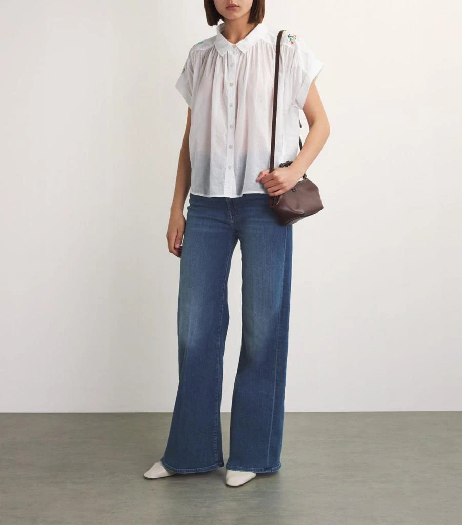 MOTHER The Hustler Roller Skimp Wide-Leg Jeans 2