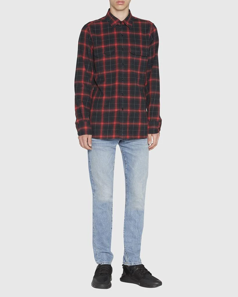 Tom Ford Men
s Jago Mesh Leather Heel-Strap Trainer Sneakers 3