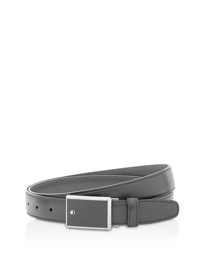 MontBlanc Men
s Sartorial Collection Black Buckle Belt 5