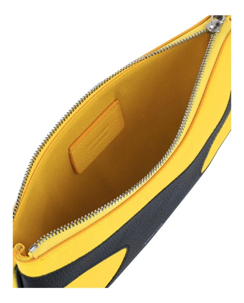 Salvatore Ferragamo Cutout Leather Pouch 5