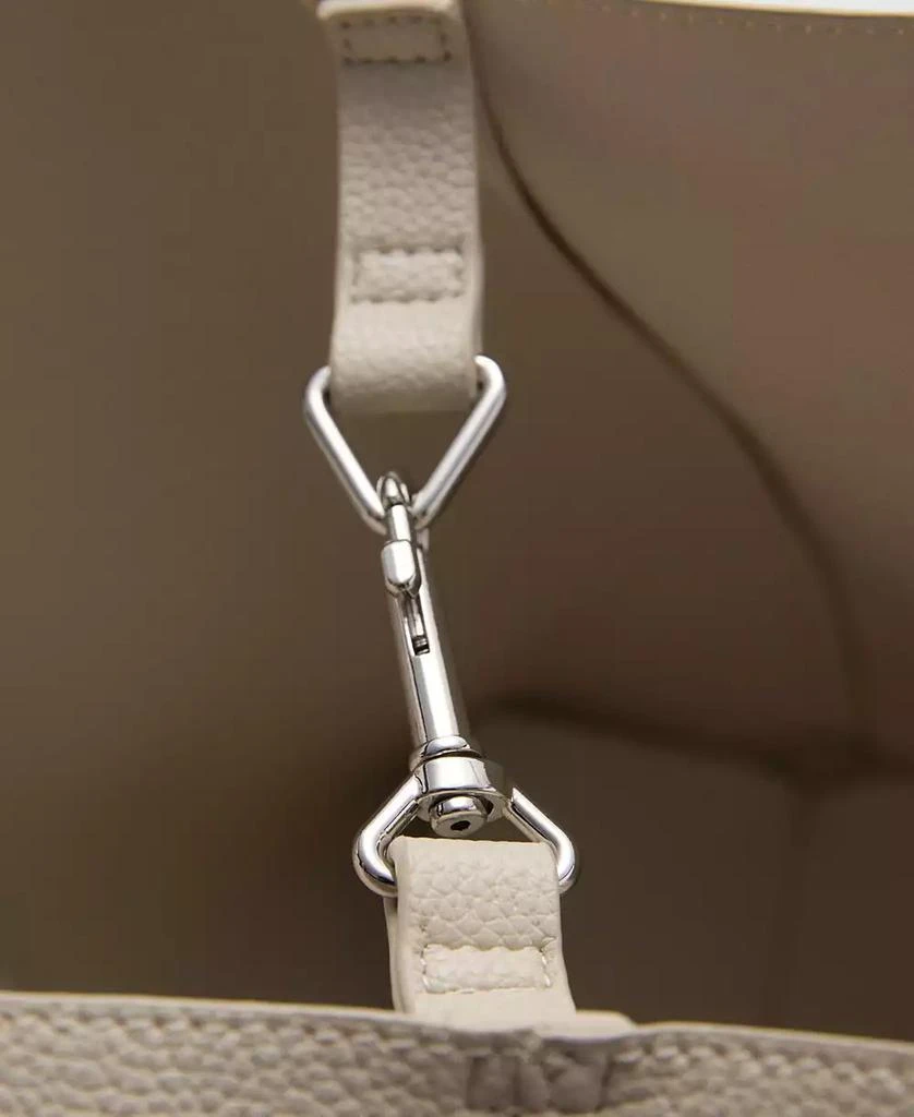 Mango Women's Pebbled Effect Shopper Bag 6