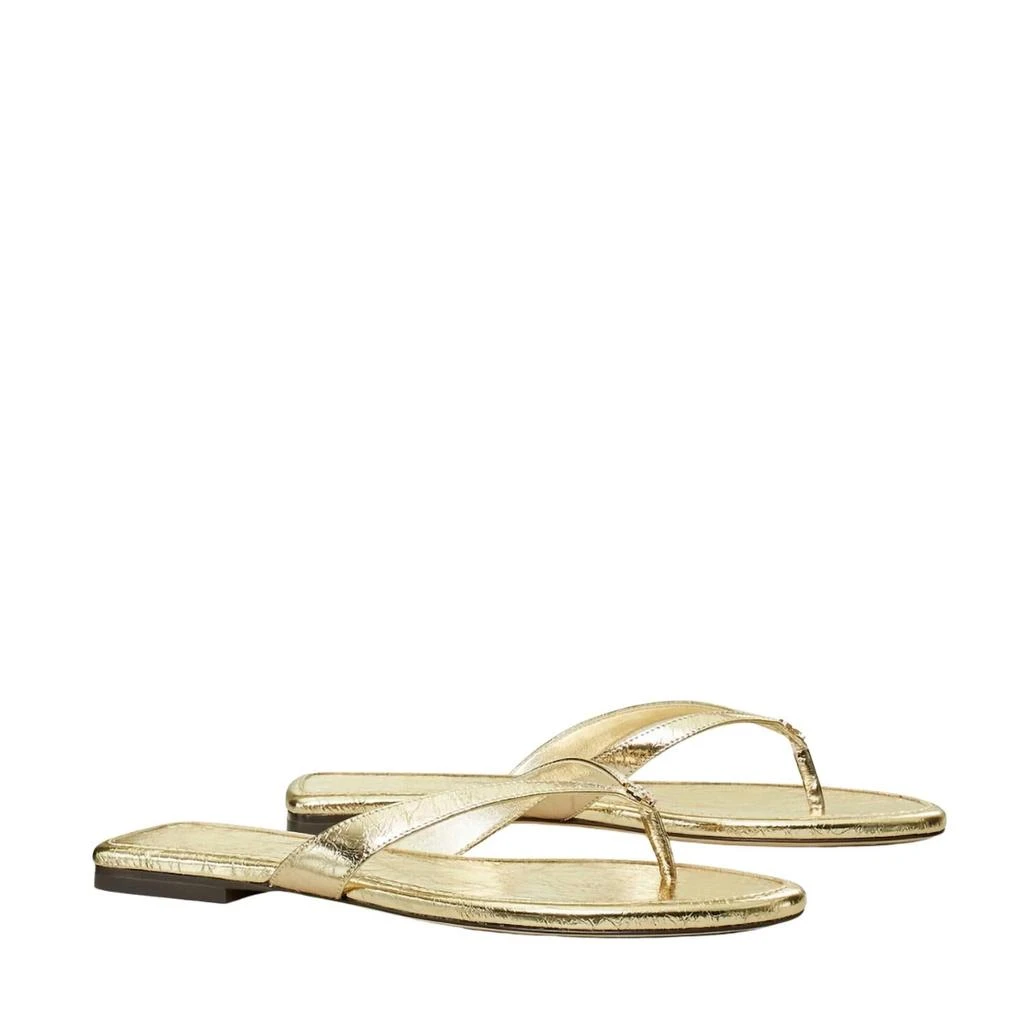 Tory Burch Classic Flip Flop In Spark Gold 2