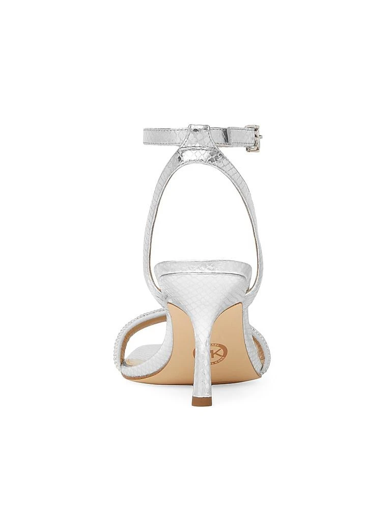 Michael Kors Carrie 75MM Embellished Leather Sandals 3