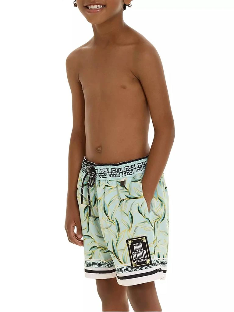 Agua Bendita Little Boy's & Boy's Diving Into Dreams Nick Korin Swim Trunks 7