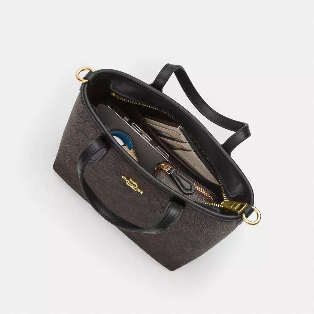 Coach City Mini Tote Bag In Signature Canvas - Crossbody