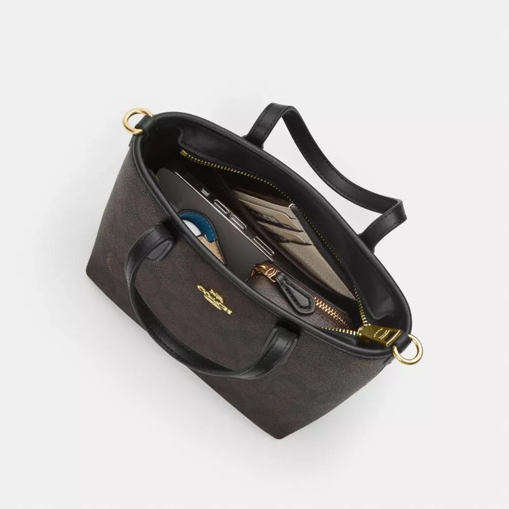 Coach City Mini Tote Bag In Signature Canvas 6