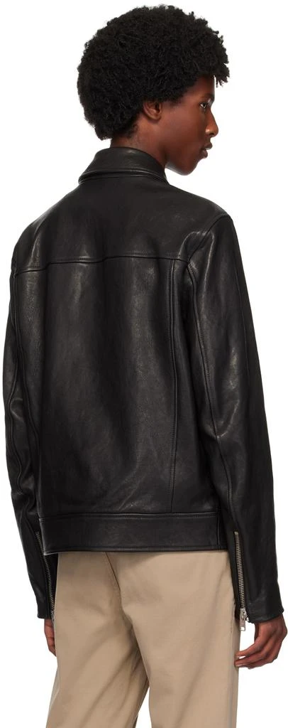 BELSTAFF Black Piston Leather Jacket 3