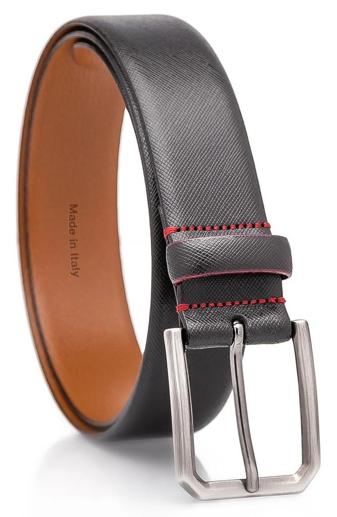 MADE IN ITALY Saffiano Leather Belt