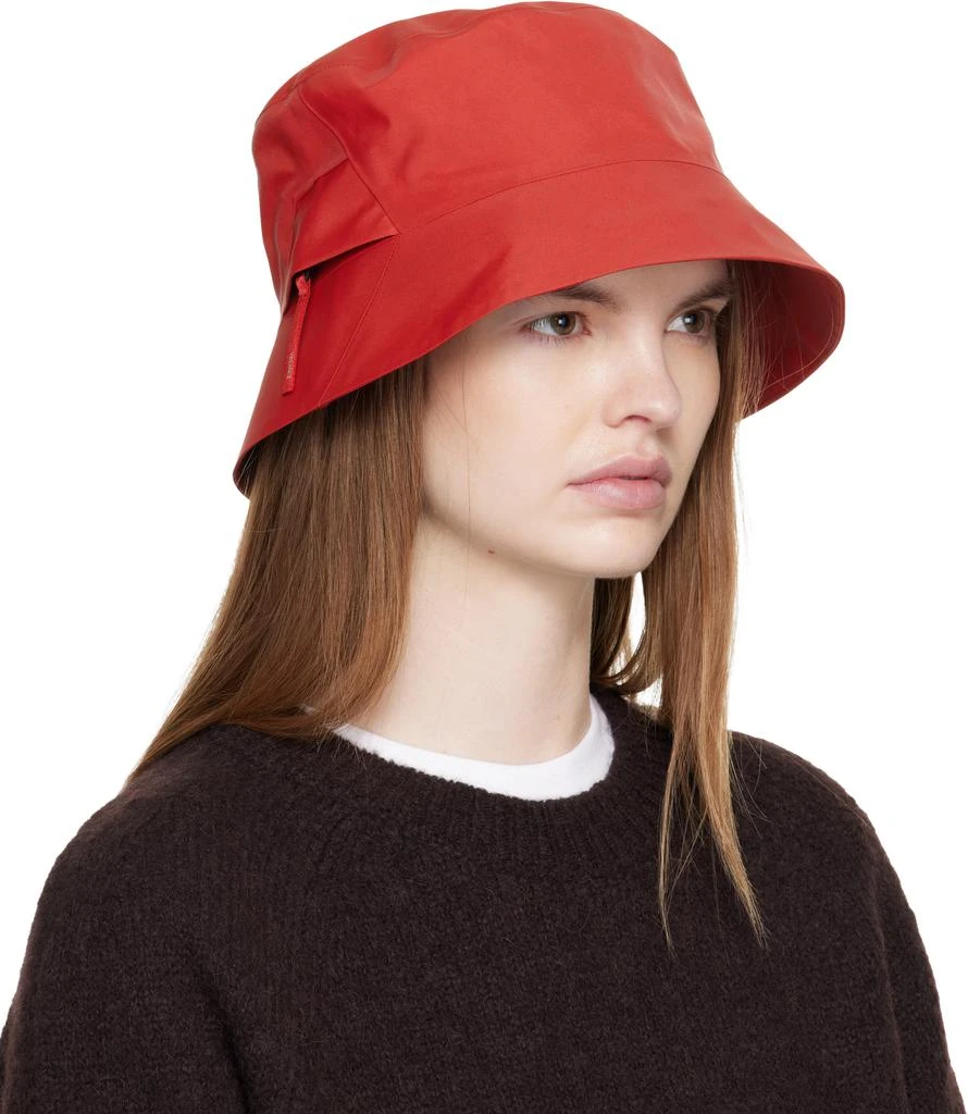 Veilance Red Bucket Hat 2