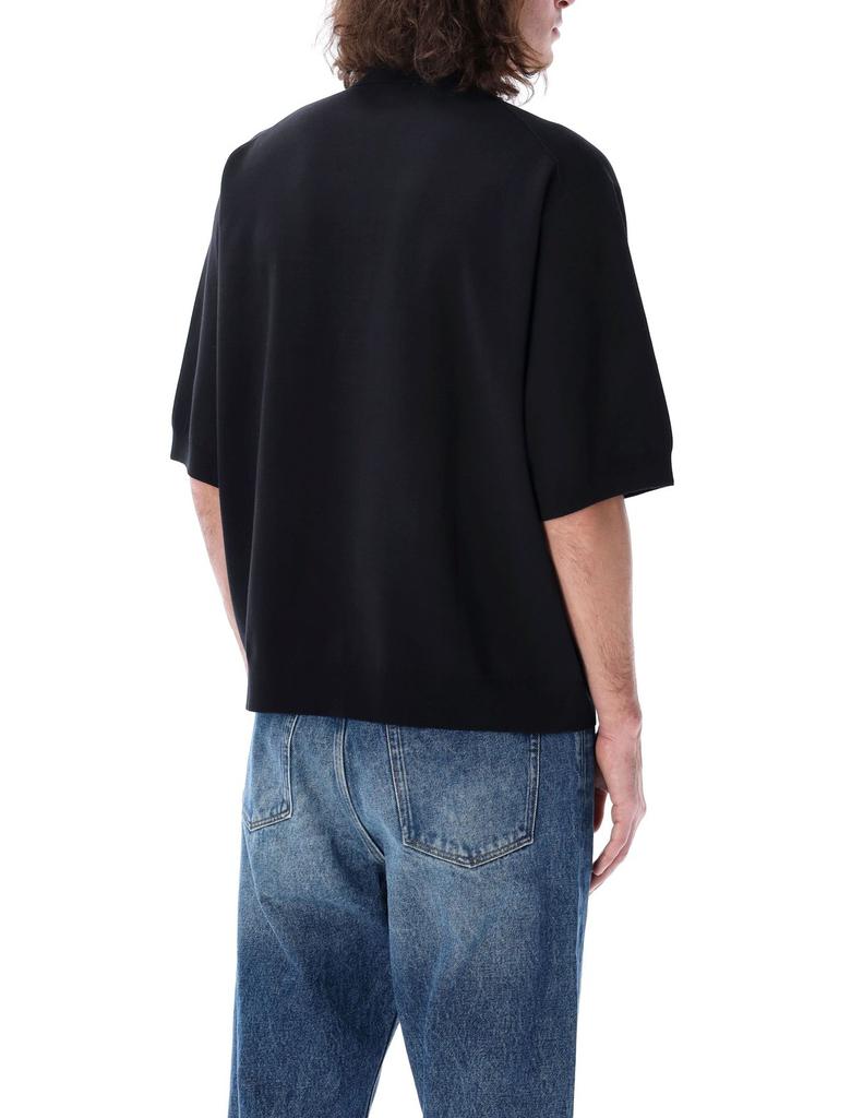 Studio Nicholson Studio Nicholson Short Sleeved Knitted Polo Shirt