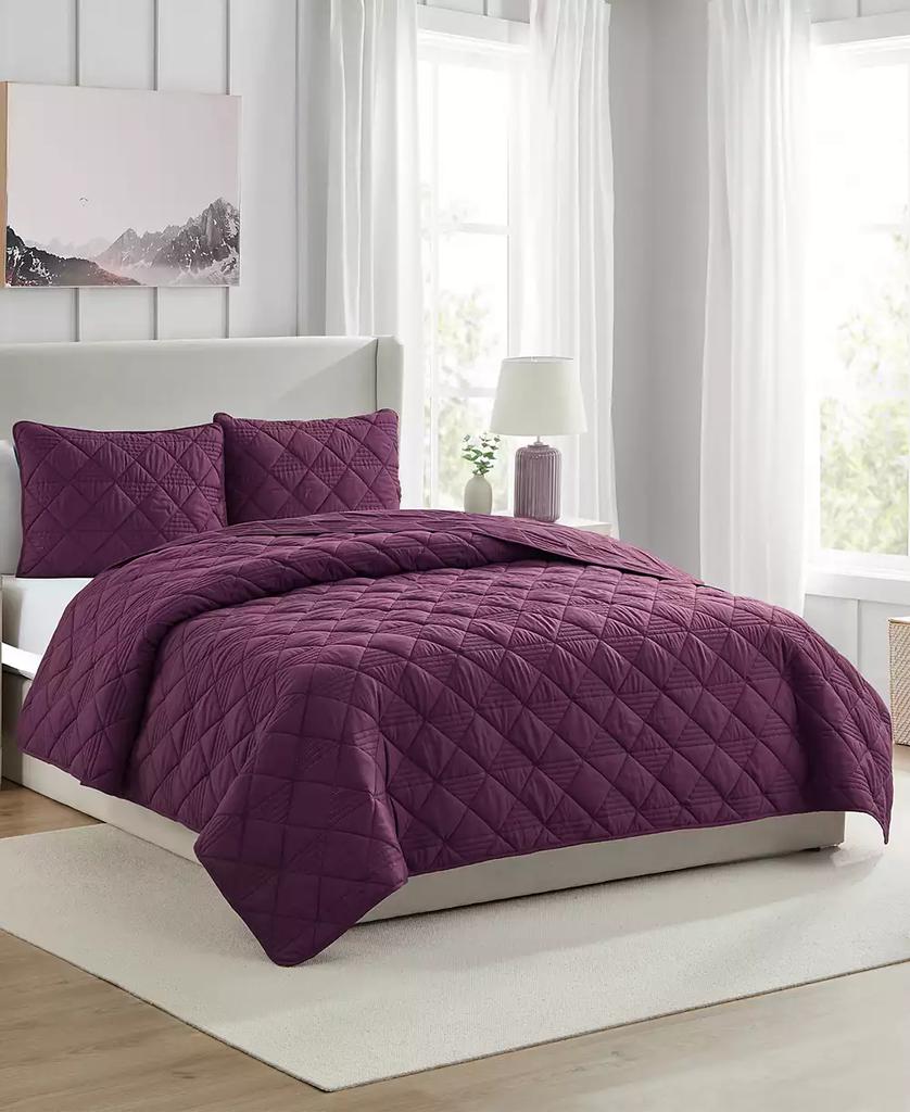 VCNY Home Lucy Pinsonic Diamond 3-Pc. Quilt Set