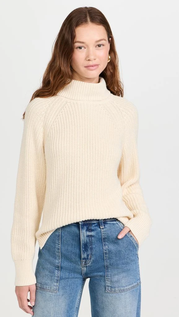 Alex Mill Nora Turtleneck Sweater in Cashmere Cotton 1
