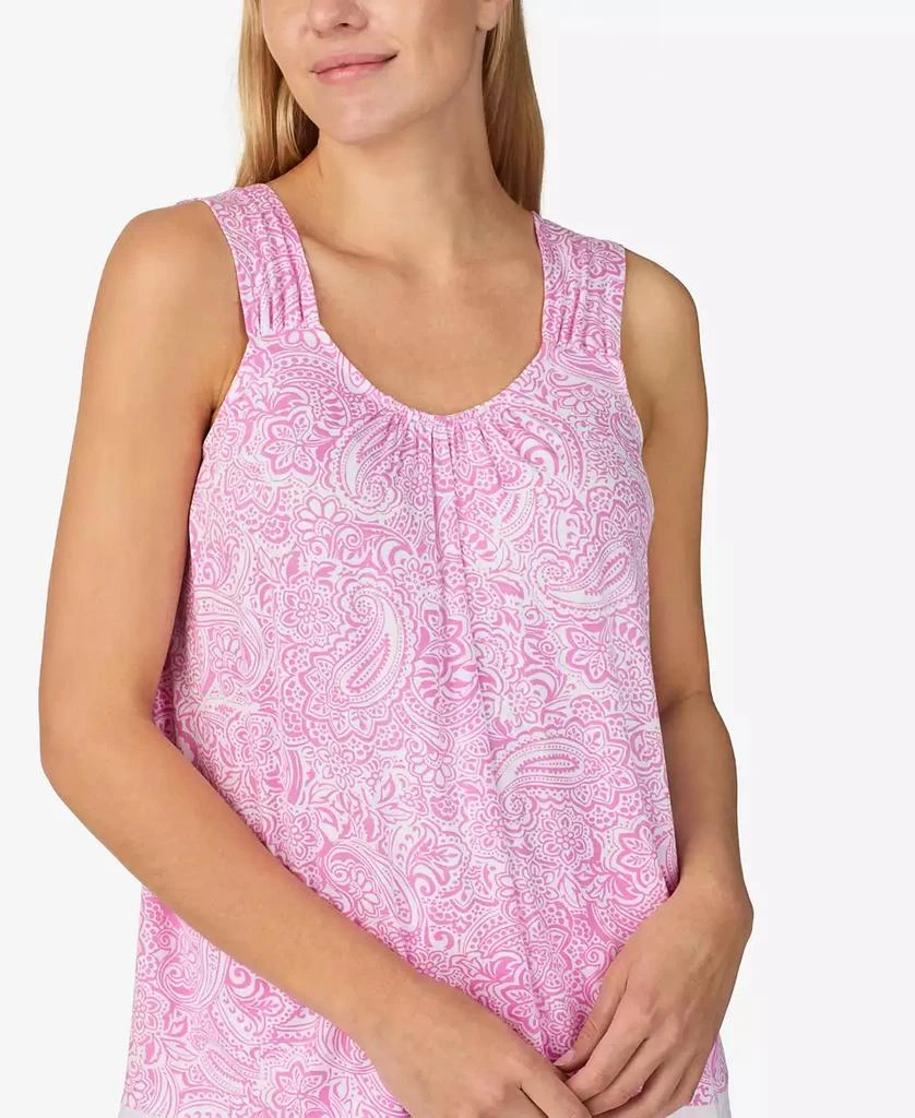 Ellen Tracy Women's Sleeveless Crop Pajama Set 4