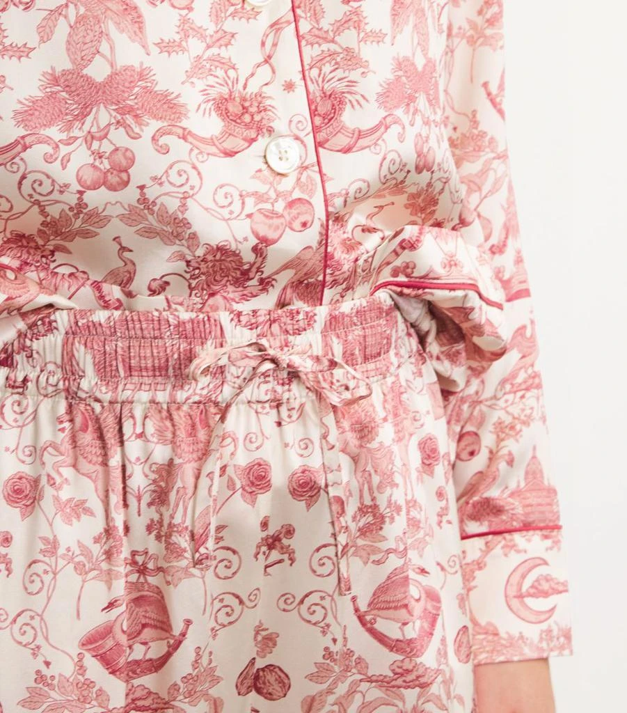 Harrods Silk Menagerie Print Pyjama Set 6