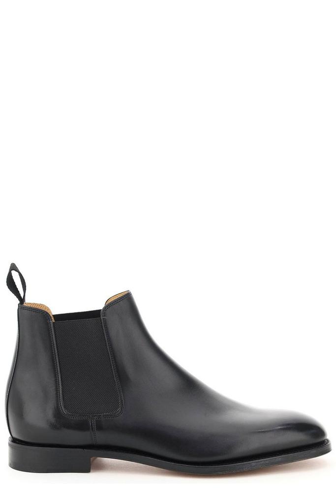 John Lobb Lawry Dark Brown Suede Chelsea Boot (fitting E