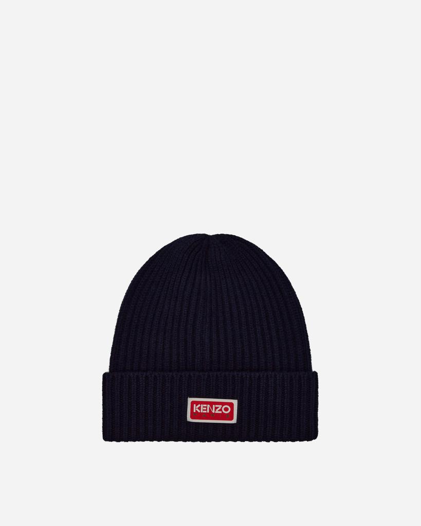 Kenzo Logo Beanie Midnight Blue