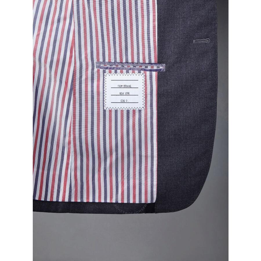 Thom Browne Classic Pique 4-Bar Short Sleeve Polo | REVERSIBLE