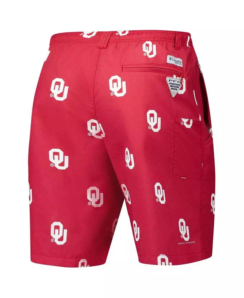 Columbia Men's Crimson Oklahoma Sooners PFG Backcast III Omni-Shade Shorts 3