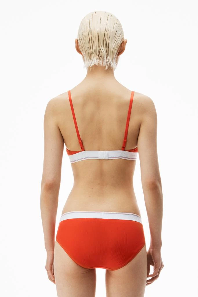 Alexander Wang triangle Bra in Ribbed Jersey 4