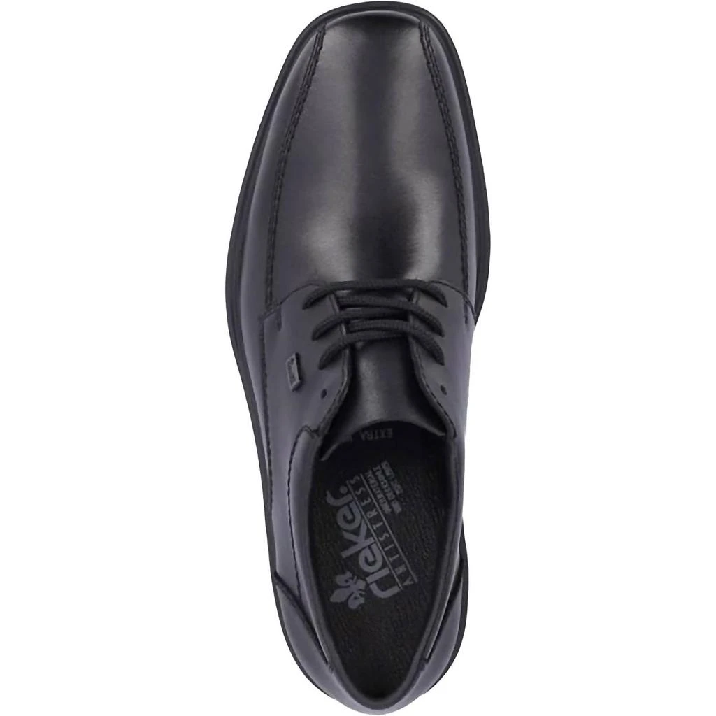 Rieker Men's Maurice Leather Dress Shoes In Nero/black 3