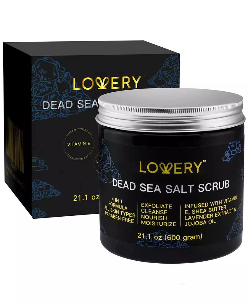 Lovery Exfoliating Dead Sea Salt Scrub 1