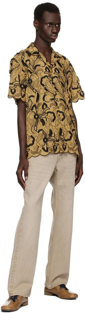 Toga Virilis Beige Embroidery Shirt 4