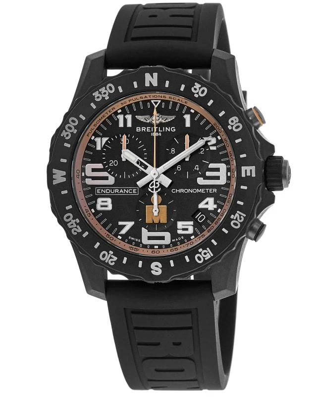 BREITLING Breitling Endurance Pro 44 Ironman Finisher Black Dial Rubber Strap Men's Watch X823101B1B1S1 1