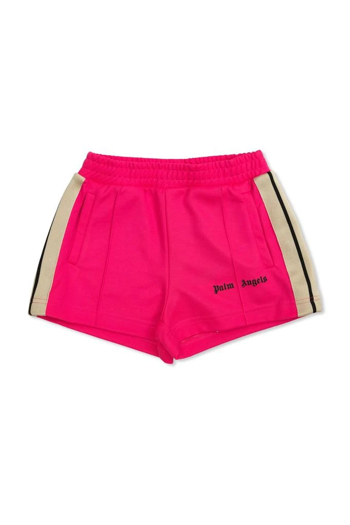 Palm Angels Palm Angels Kids Logo Printed Side Striped Shorts 1
