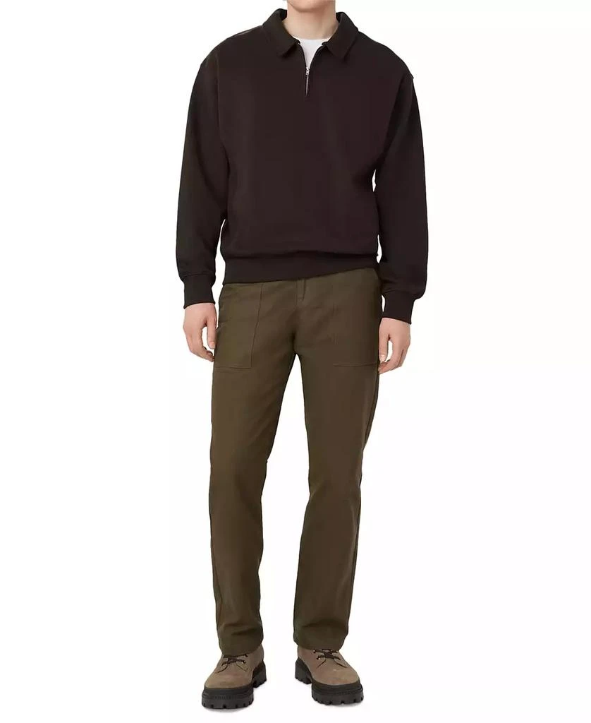 Frank And Oak Men's Loose-Fit 1/2-Zip French Terry Sweatshirt 4