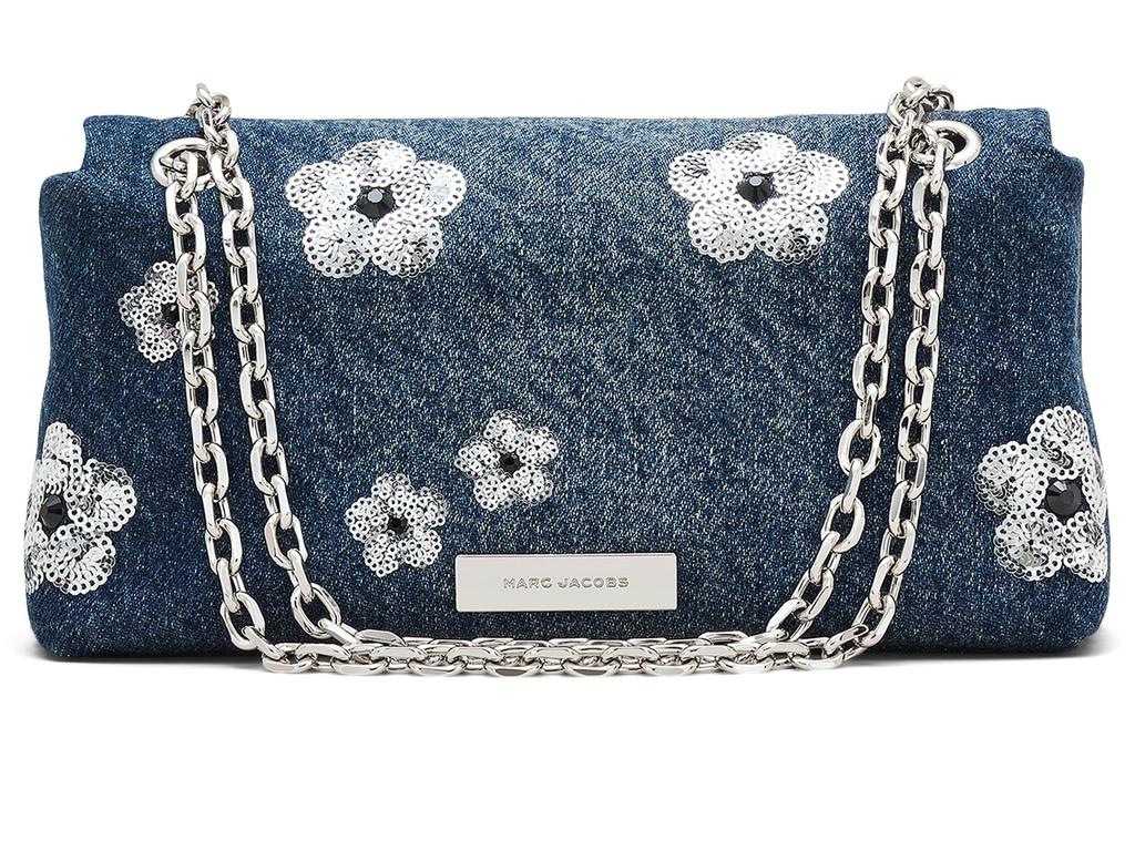 バッグ MARC JACOBS DAISY DENIM DUAL BAG MINI Marc Jacobs THE SEQUIN DAISY DENIM MINI DUAL BAG | REVERSIBLE