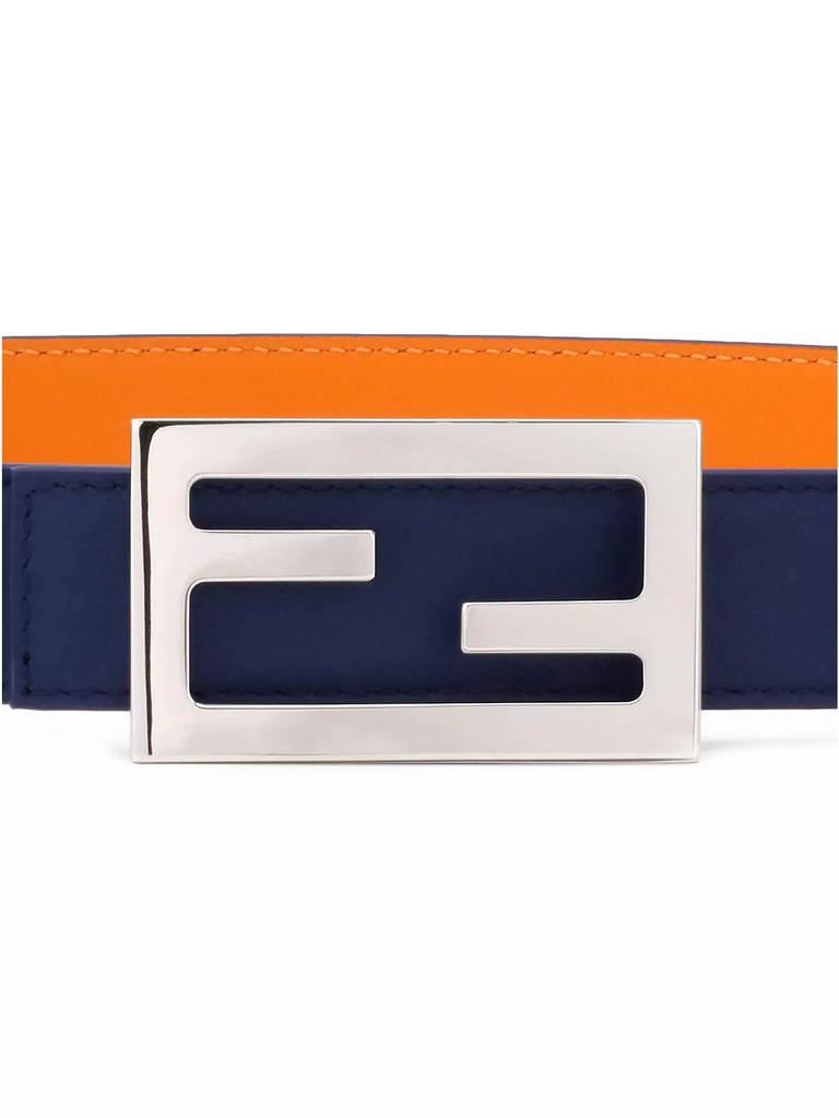 Fendi Reversible Logo Buckle Leather Belt