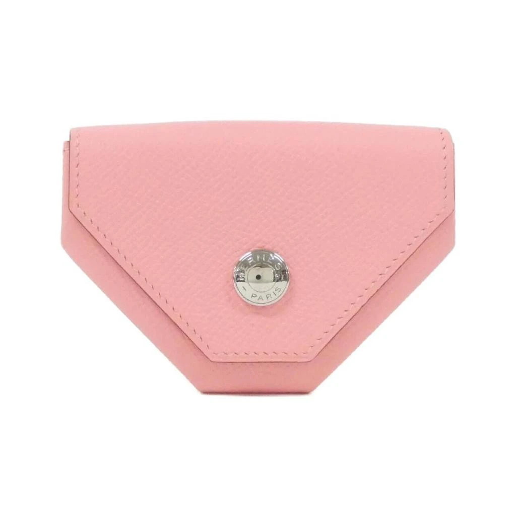 Hermes pink Confetti Epsom Leather Coin Purse/Coin Case (Pre-Owned)
