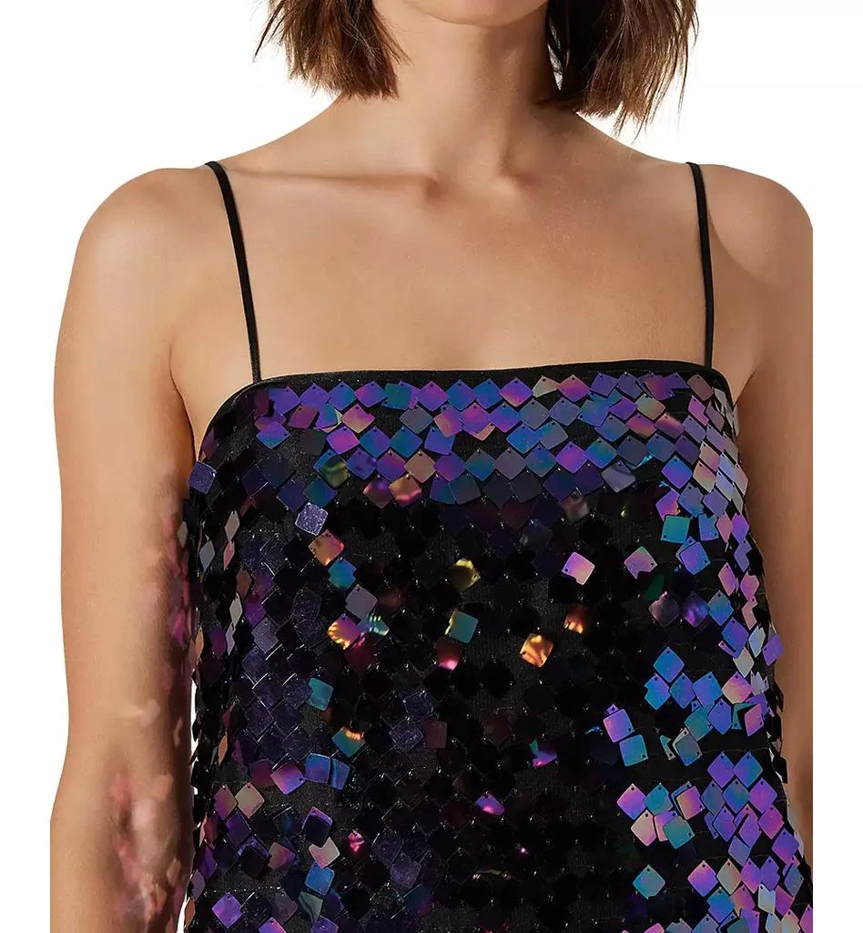 ASTR Women's Porsche Sleeveless Sequin Mini Dress 3