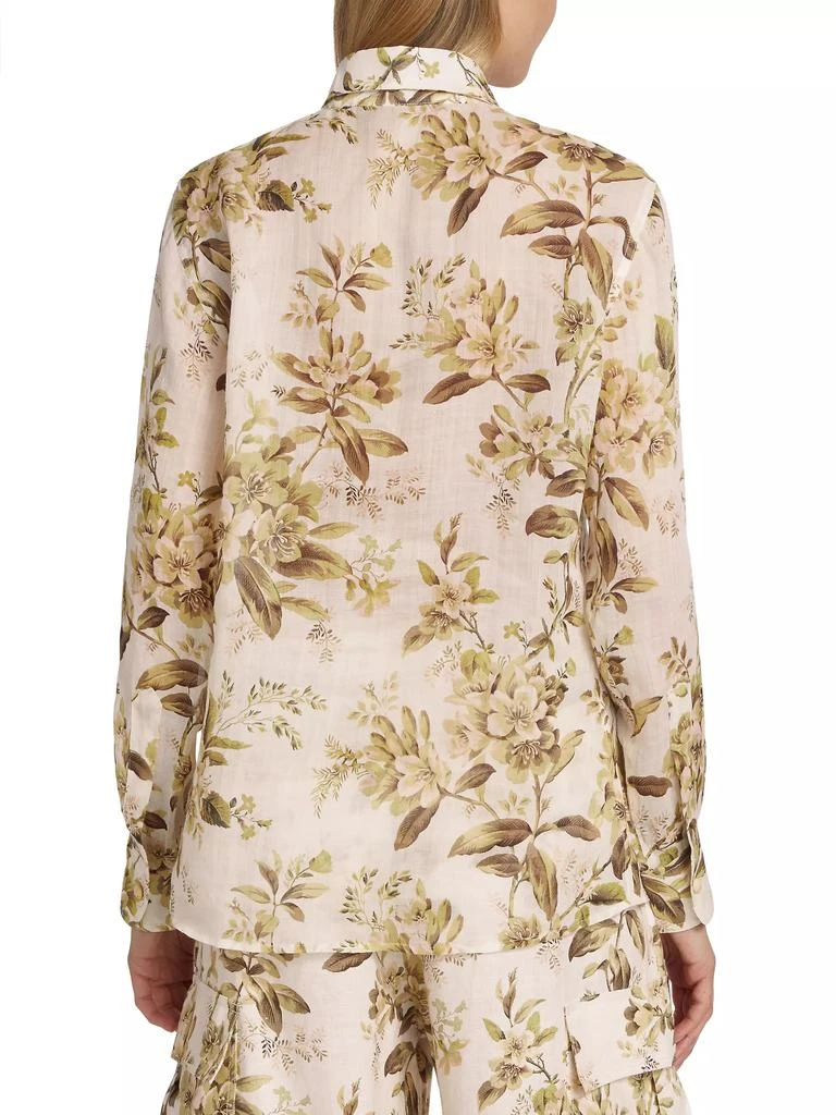 Zimmermann Golden Manstyle Floral Shirt 5