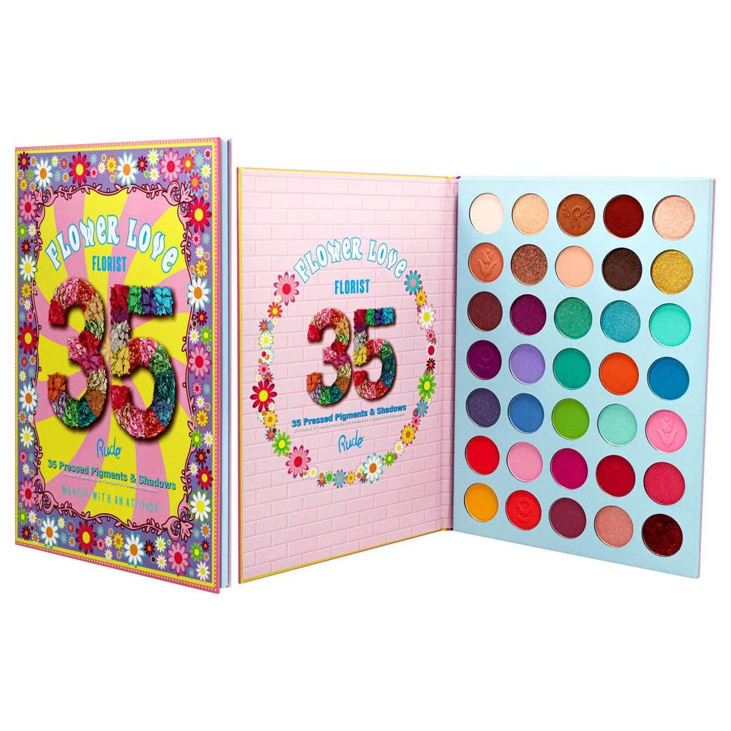 Rude Cosmetics Flower Love 35 Eyeshadows Palette - Florist by  for Women - 1.34 oz Eye Shadow 4