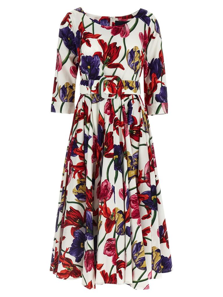 SAMANTHA SUNG Samantha Sung Abelia Floral Dress