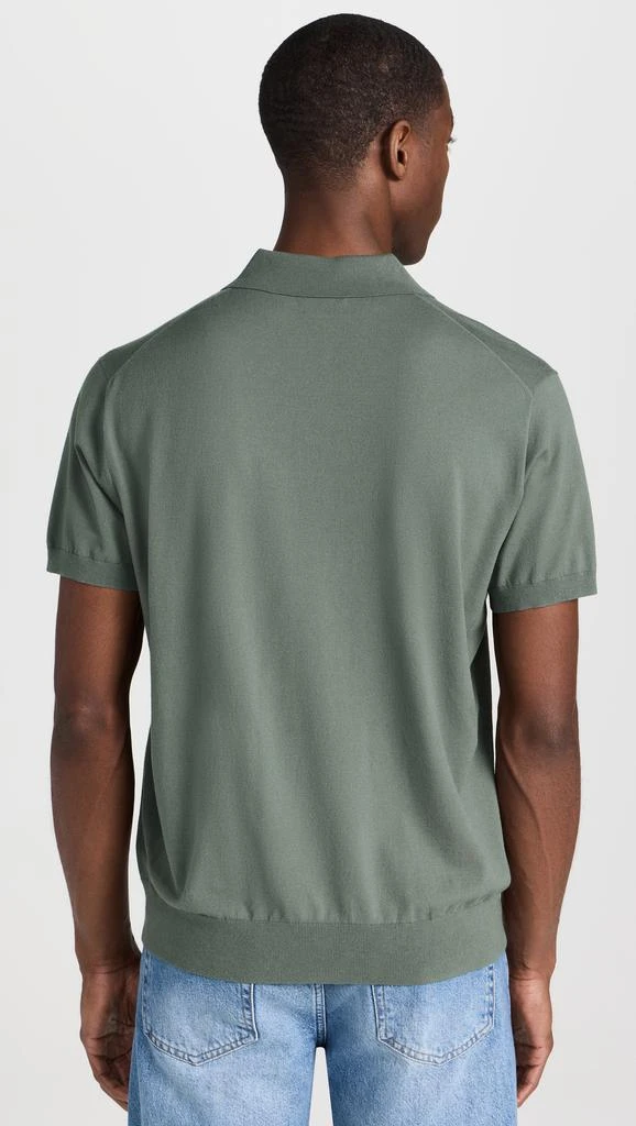 Club Monaco Short Sleeve Tech Johnny Collar Polo 2