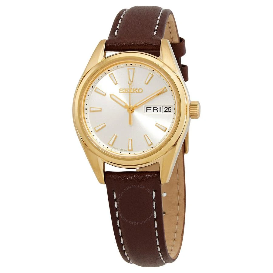 Seiko Neo Classic Quartz Champagne Dial Ladies Watch SUR456P1 1