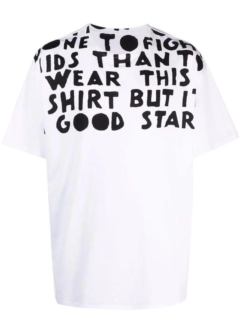 NA White printed T-shirt 1