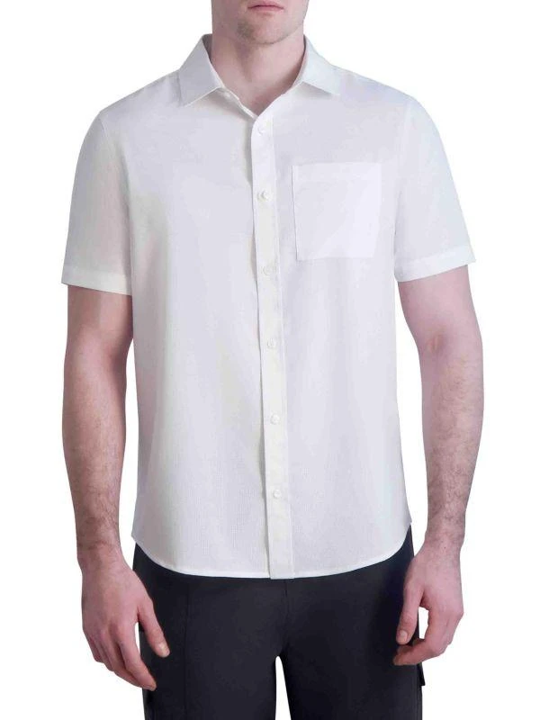 Karl Lagerfeld Paris Short Sleeve Button Down Shirt 1