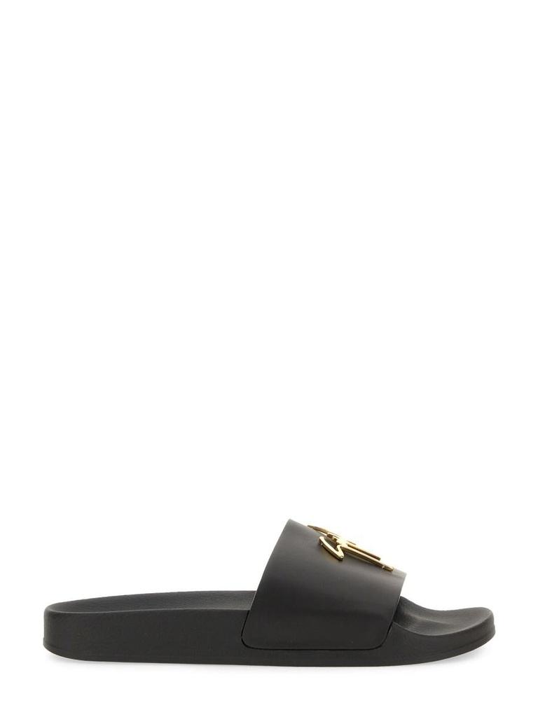 Giuseppe Zanotti Giuseppe Zanotti Brett Slide Sandal With Logo