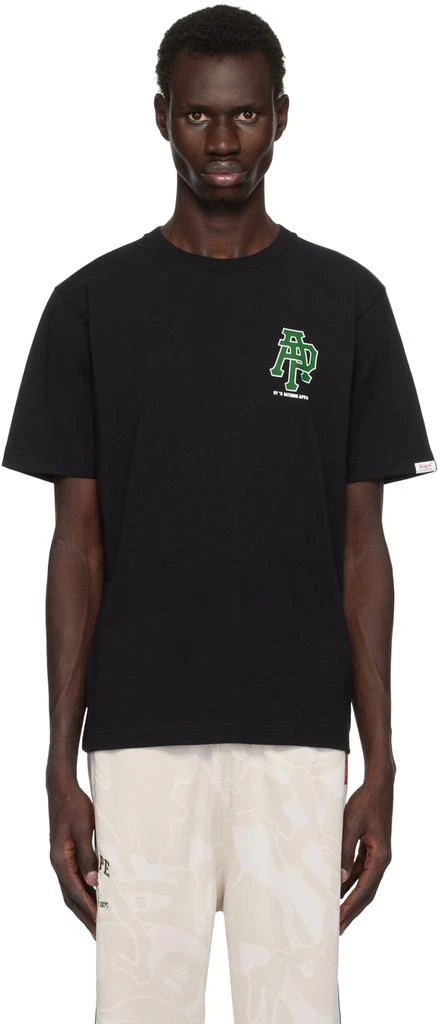 AAPE by A Bathing Ape Black Logo Short Sleeve T-shirt 1