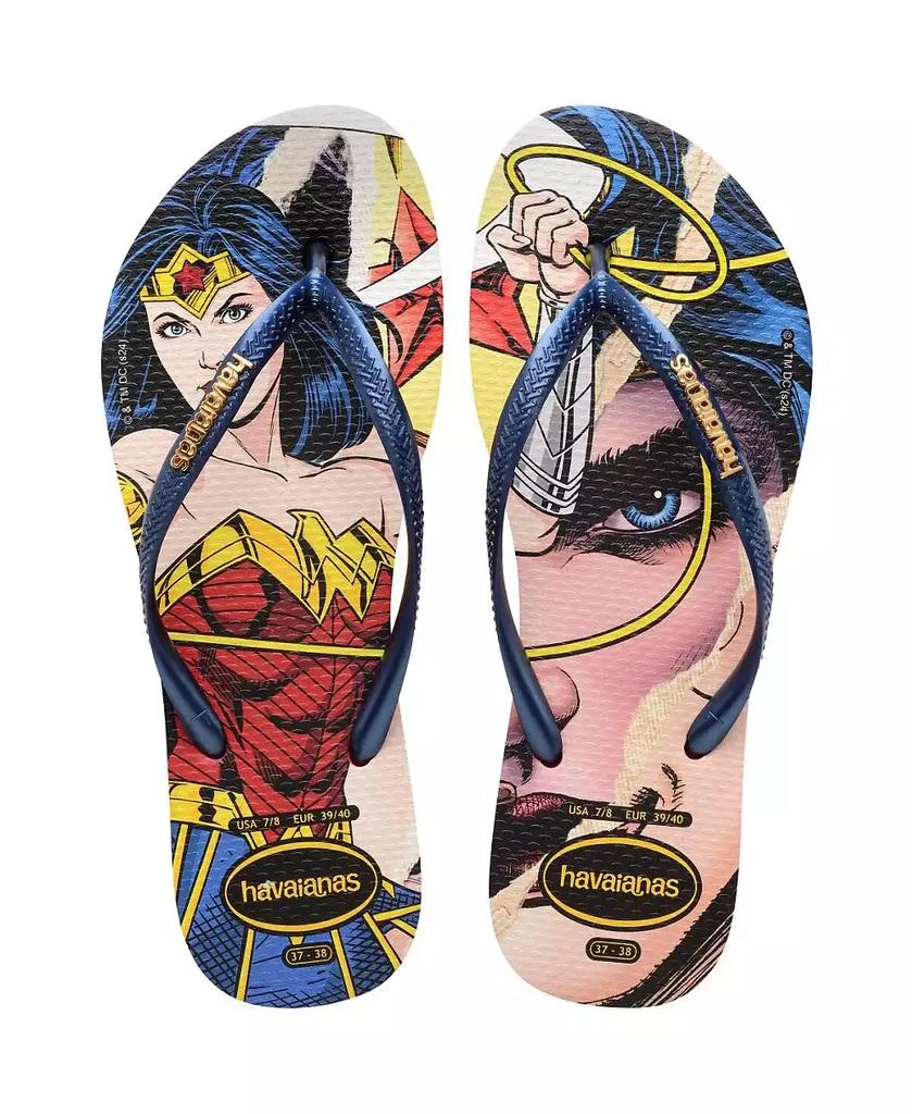 Havaianas Women's Slim Wonder Woman Slip On Sandals 6