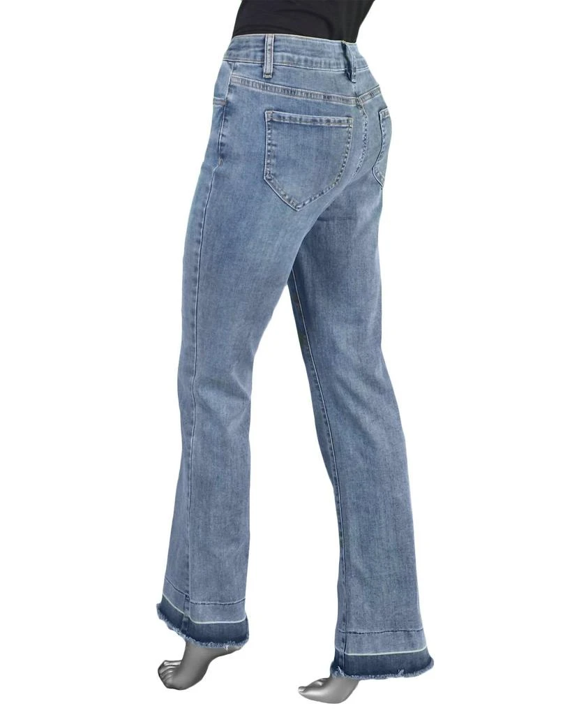 CHARLIE B Charlie B - Women's Contrasting Hem Jeans 2